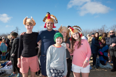 Nantucket Atheneum Turkey Plunge the day after Thanksgiving, Children's Beach, Nantucket, Massachusetts, November 23, 2018