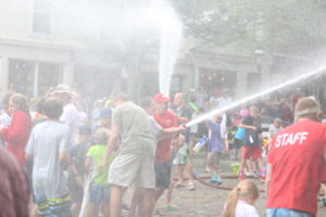 2017 Nantucket Events Calendar, Fourth of July Water Fight on Main Street
