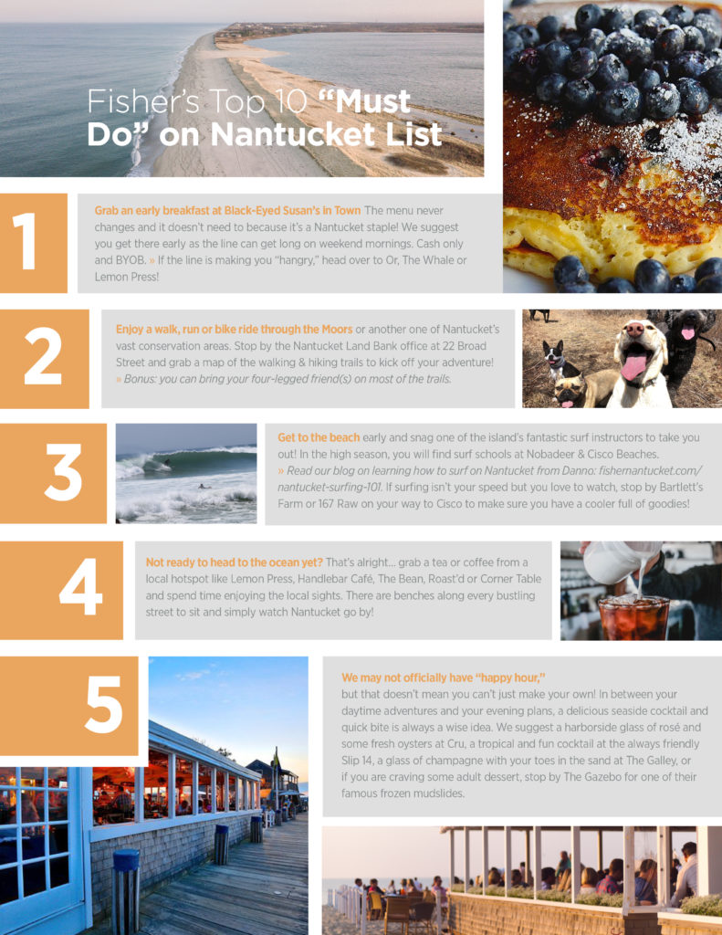 Top 10 Must Do on Nantucket