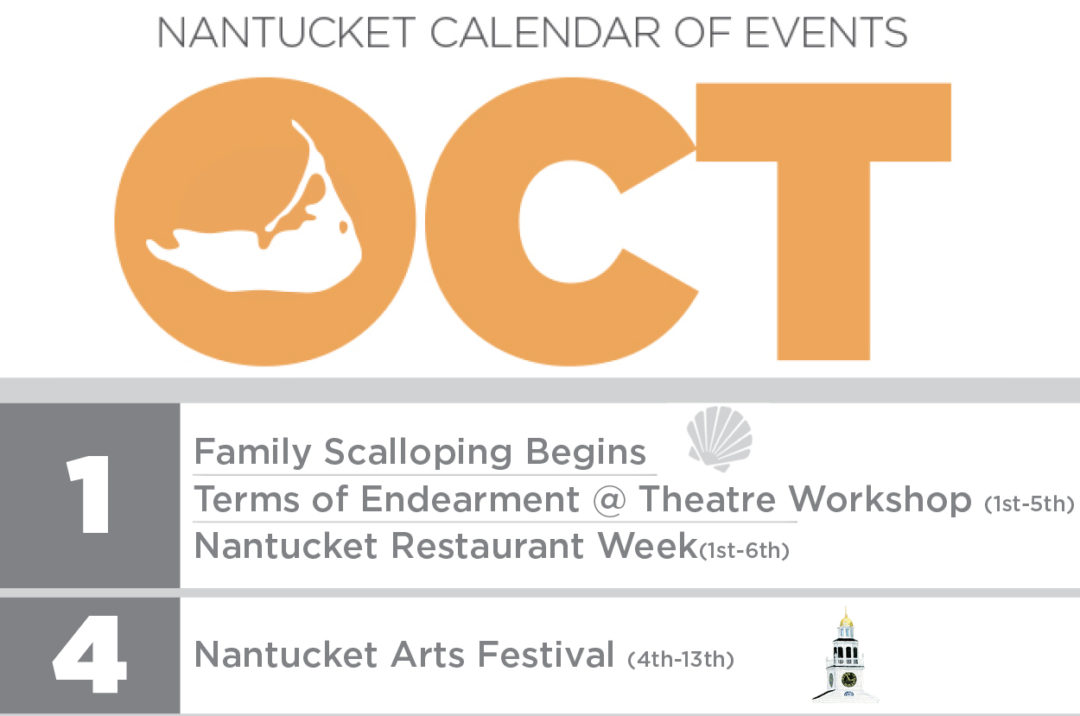 Nantucket Events Calendar October 2025 Newspaper