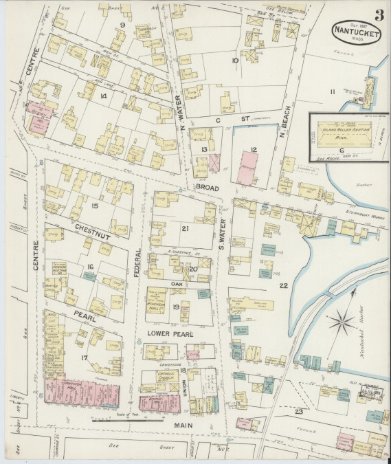 Sanborn Maps of Nantucket - 1887 - Fisher Real Estate Nantucket