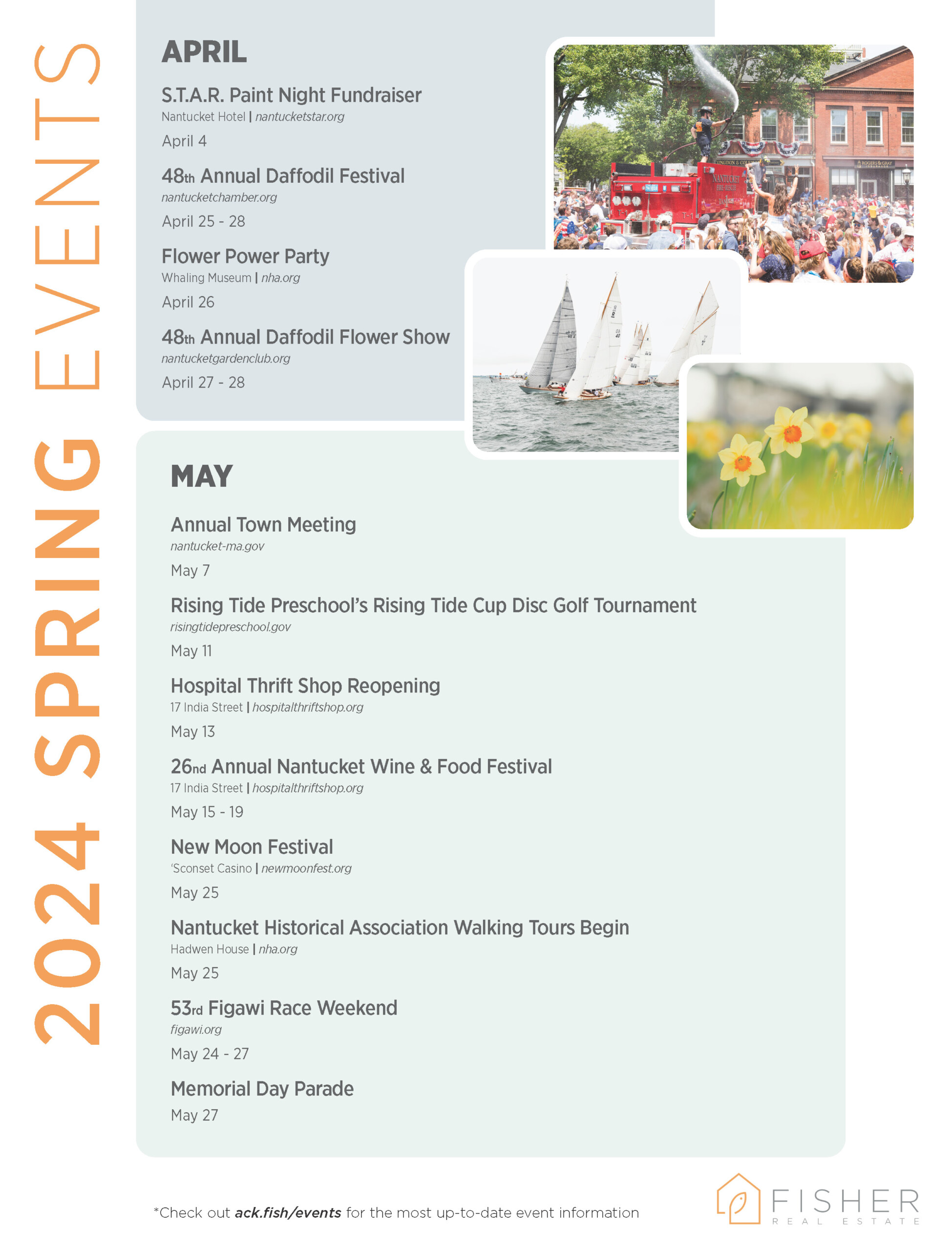 2024 Nantucket Calendar of Events Fisher Real Estate Nantucket