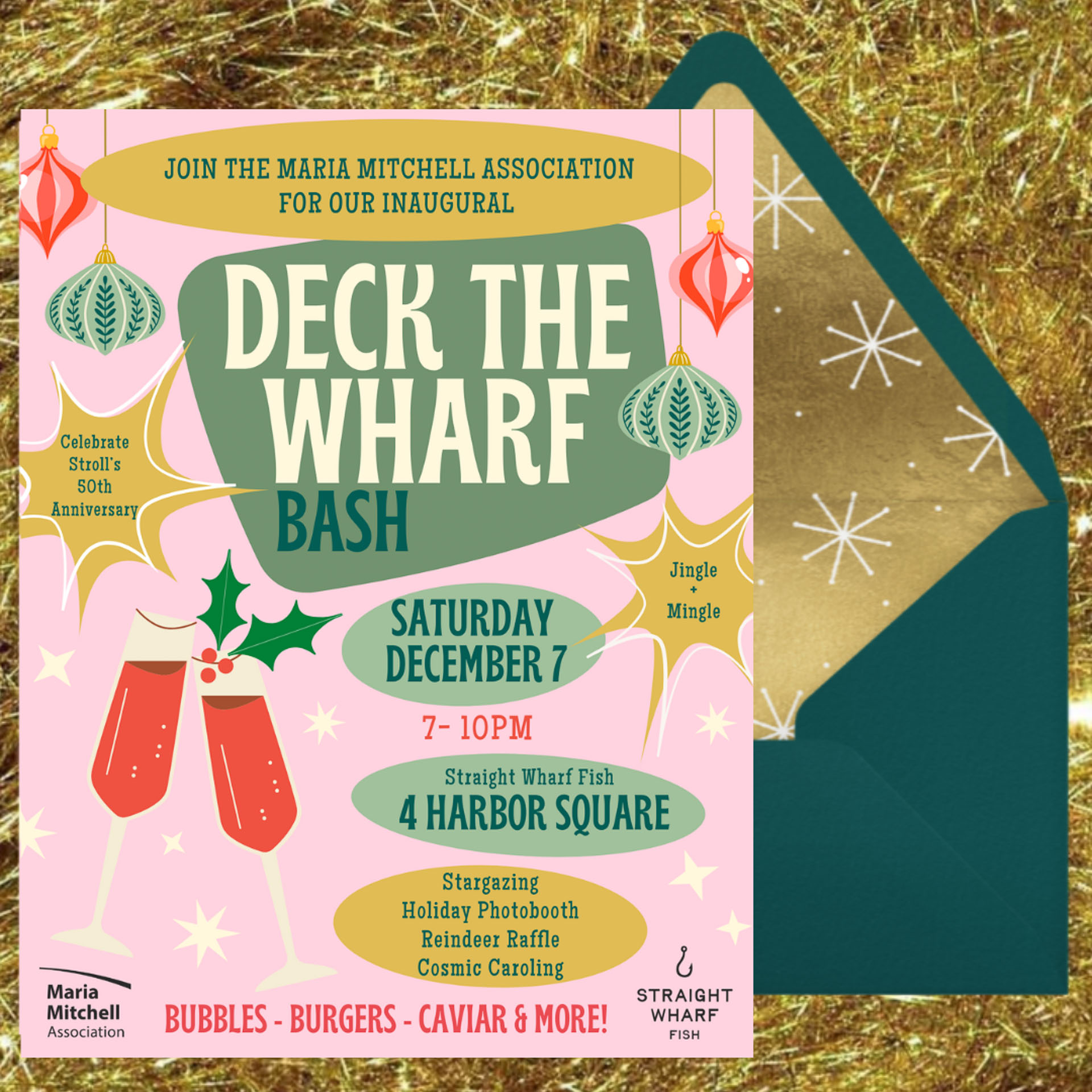 Deck the Wharf Bash nantucket stroll