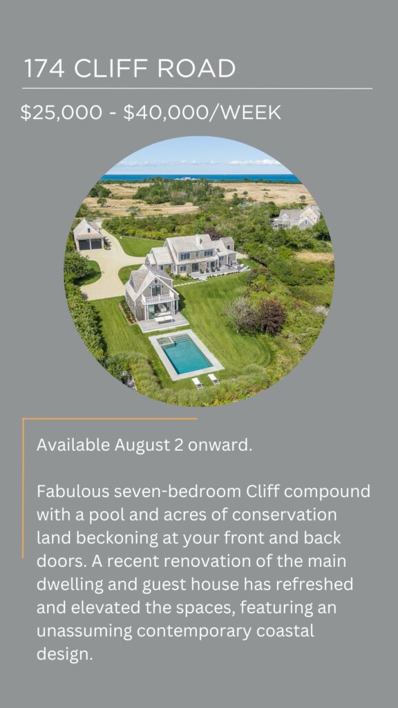 Last minute summer Rental home nantucket
