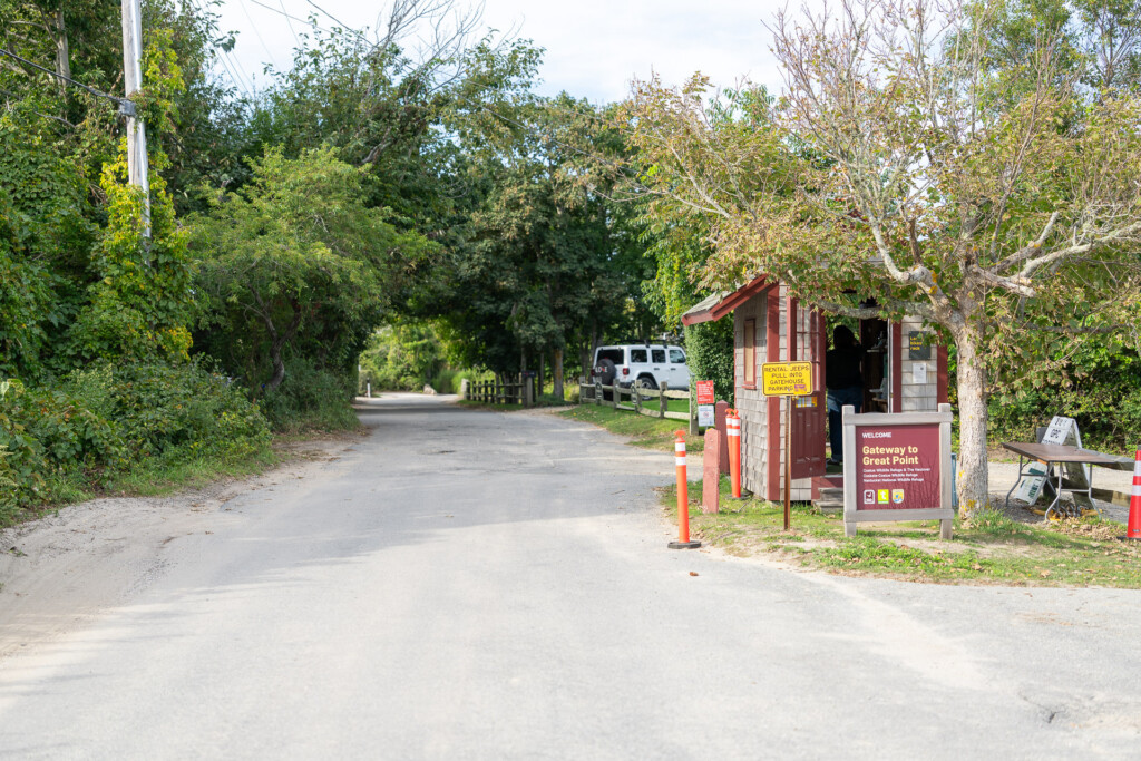 Entrance to Great Point Light